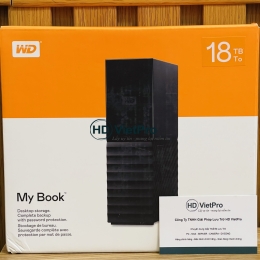 Ổ CỨNG GẮN NGOÀI HDD 18TB WD My Book WDBBGB0180HBK-NESN