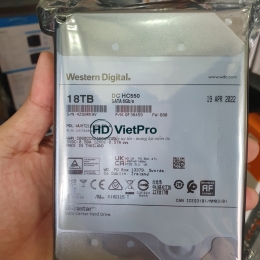 Ổ cứng HDD WD Ultrastar 18TB - DC HC550 chính hãng