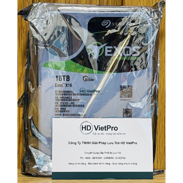 Ổ cứng HDD SEAGETA EXOS X18 18TB -ST18000NM000J