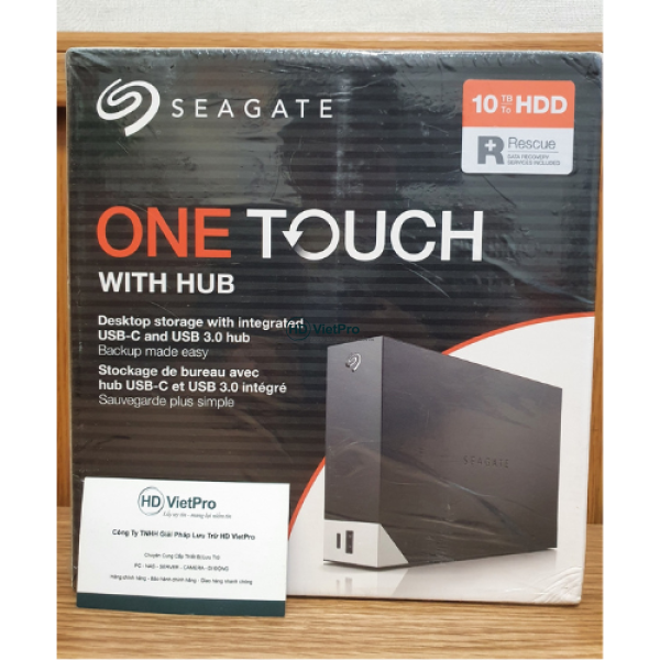 Ổ Cứng Gắn Ngoài 10TB SEAGETA ONE TUOCH WITH HUB