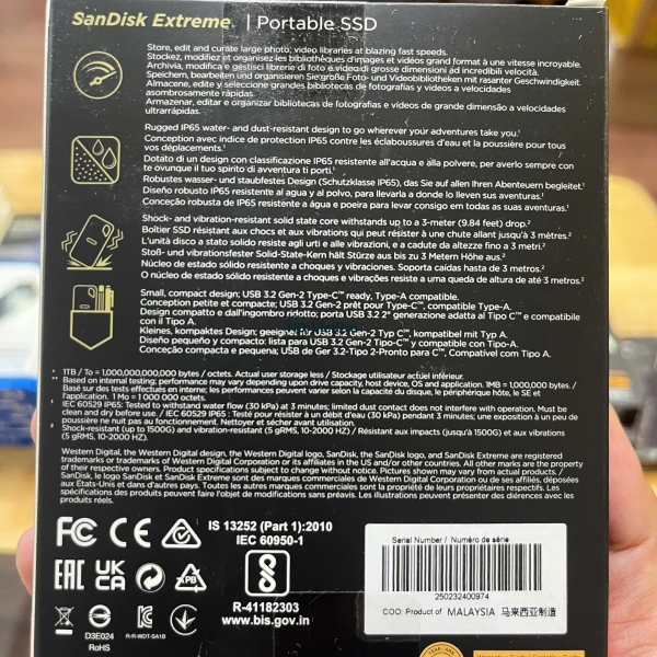 Ổ Cứng SSD Sandisk E61 4TB - SDSSDE61-4T00-G25