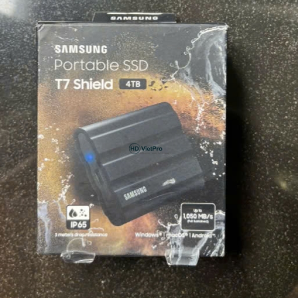 Ổ Cứng Di Động SSD Samsung T7 Shield 4TB - MZ-V9P2T0CW
